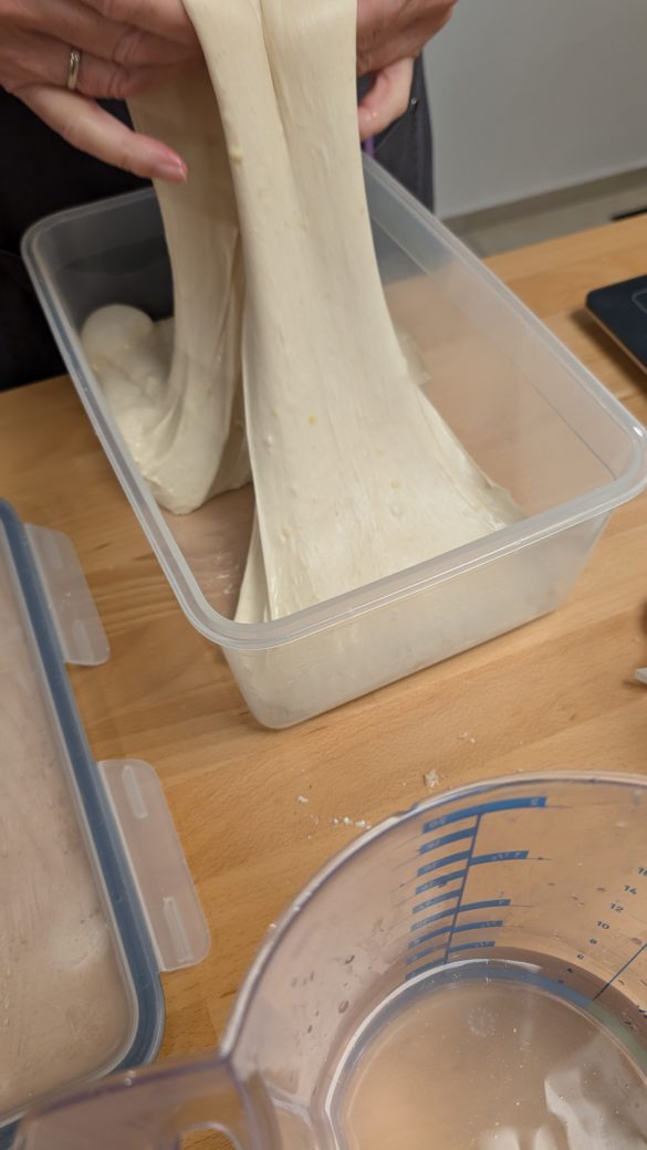 Dehnen & Falten beim Kartoffel-Bier-Ciabatta